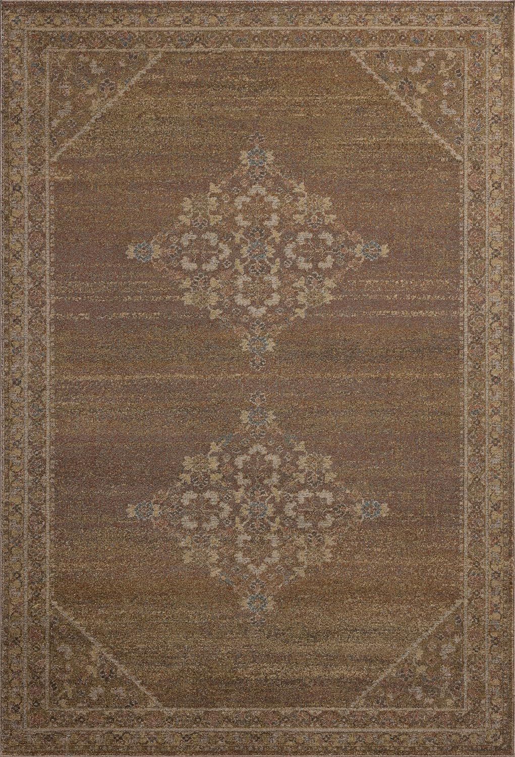 Loloi Magnolia Home by Joanna Gaines Mona Collection MOA-04 Sunset/Natural 2'-6" x 10'-0" Runner ... | Amazon (US)