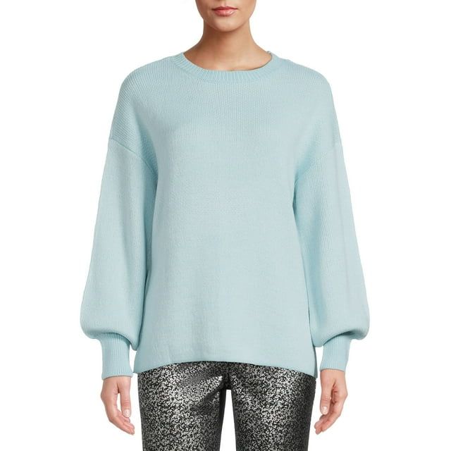 Time and Tru Women's Birdseye Sweater | Walmart (US)