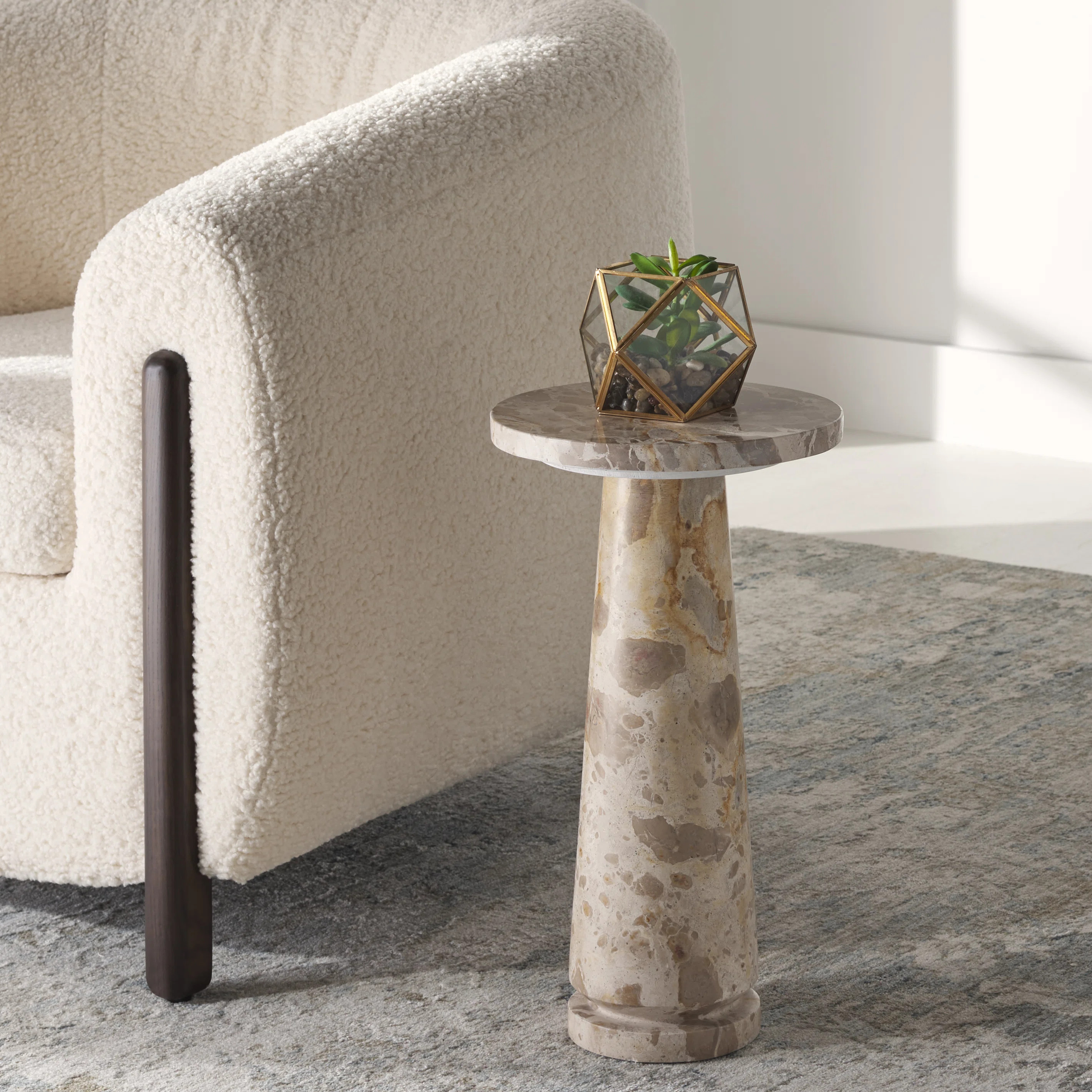 Daktari Marble Top End Table | Wayfair North America