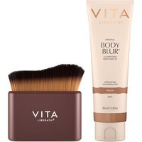 Vita Liberata Body Blur & Body Tanning Brush Bundle (Various Shades) - Medium | Look Fantastic (UK)