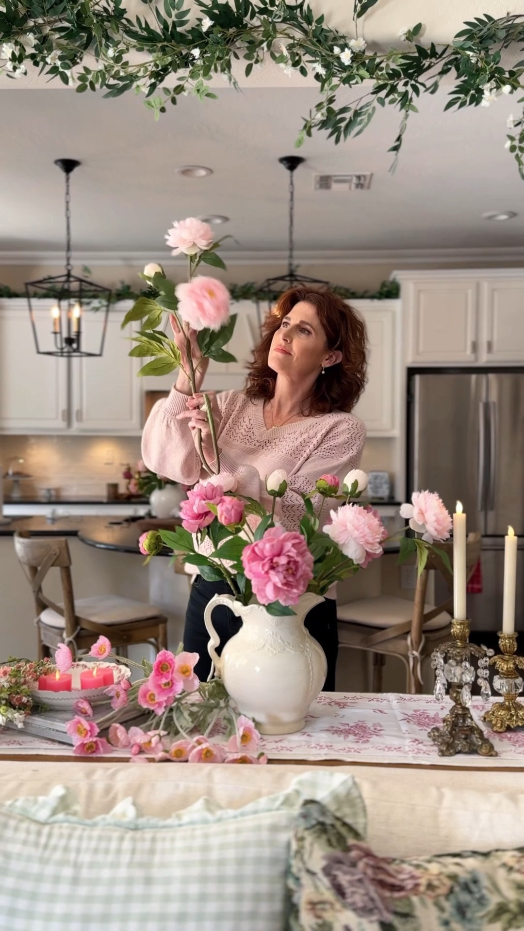 Soft Valentine's florals that last forever🩷🌸🍃

#ad #Etsy I created this cottage-inspired arrangement using faux peonies, poppies, and wax flowers from @etsy and I'm truly impressed by how realistic and beautifully made they are. Each flower has lovely soft flower petals with realistic coloring, and the stems bend easily. This type of quality, along with the care and great customer service provided by most of the shops,  are some of the reasons why | love supporting small businesses on Etsy.
I've linked all of the florals used here so you can shop them directly. 🩷🌸🍃

#Etsy #EtsyCreatorCo #valentinedecor #fauxflowers #pinkflowers #pinkdecor

#LTKHome #LTKdayinmylife #LTKSeasonal