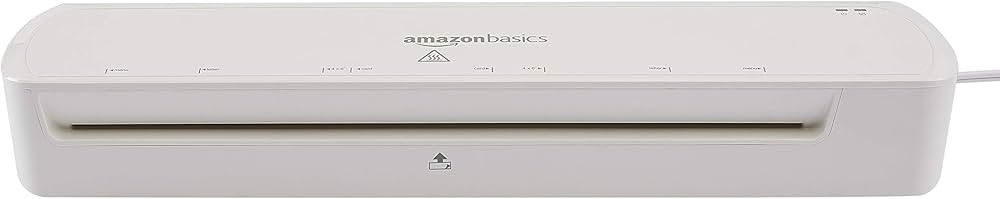 Amazon Basics 12-Inch Thermal Laminator Machine, Easy to Use for Home Office or School, 12-Inch, ... | Amazon (US)