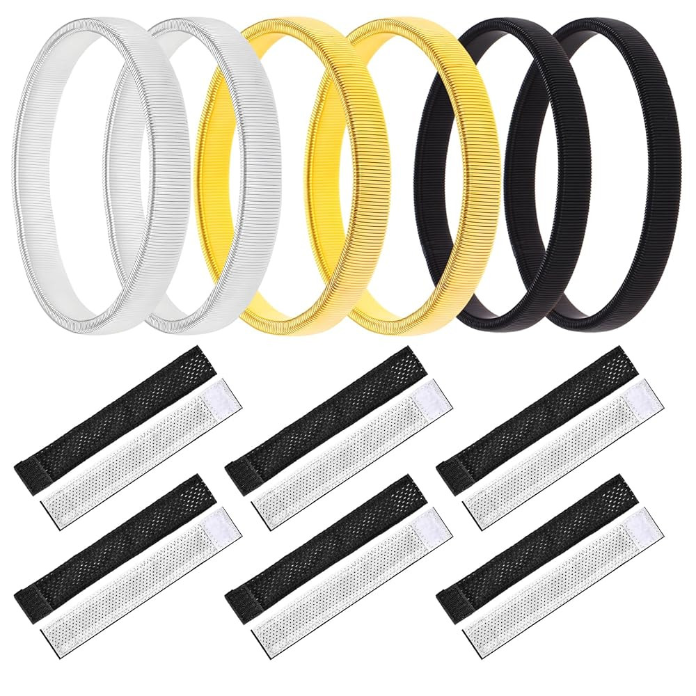 12 Pack Sleeve Holders, Sleeve Garters for Women with Anti - Slip Elastic Straps, Ideal for Secur... | Amazon (US)