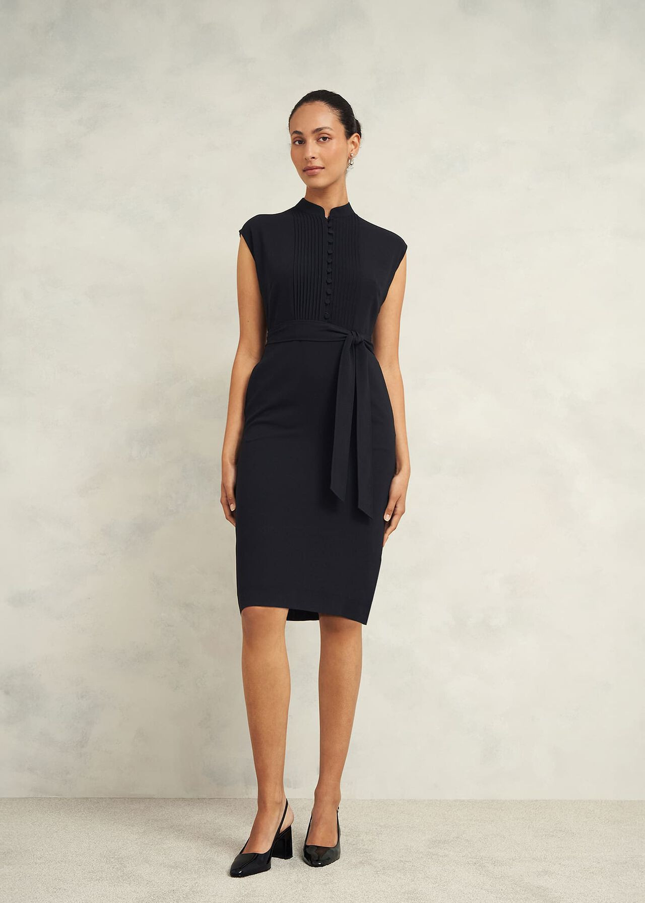 Pia Pintuck Dress | Hobbs