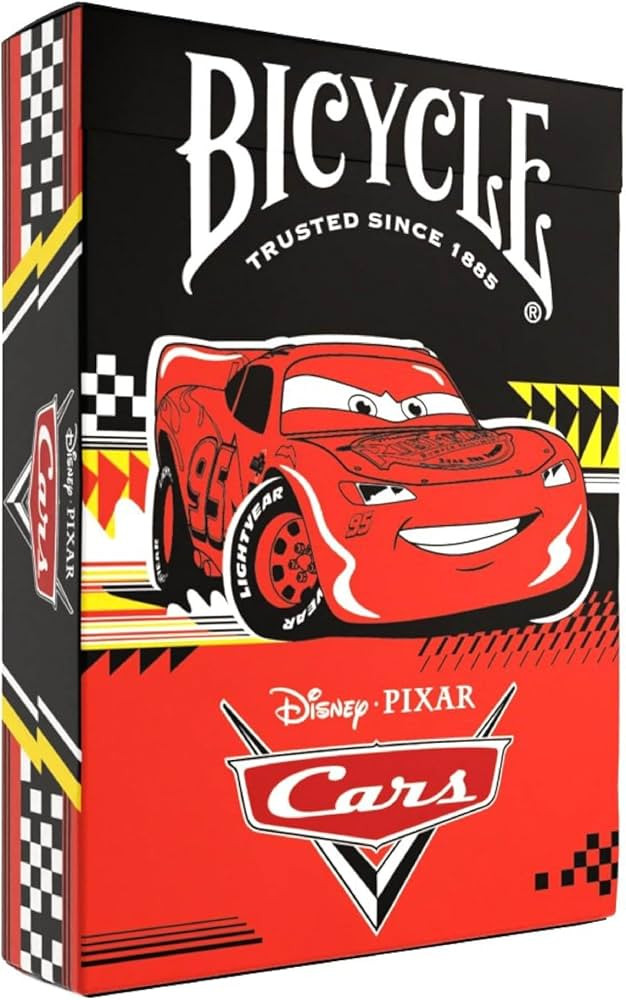Bicycle Disney & Pixar Cars Playing Cards \u2013 Kids Card Game Featuring Lightning McQueen, Dura... | Amazon (US)