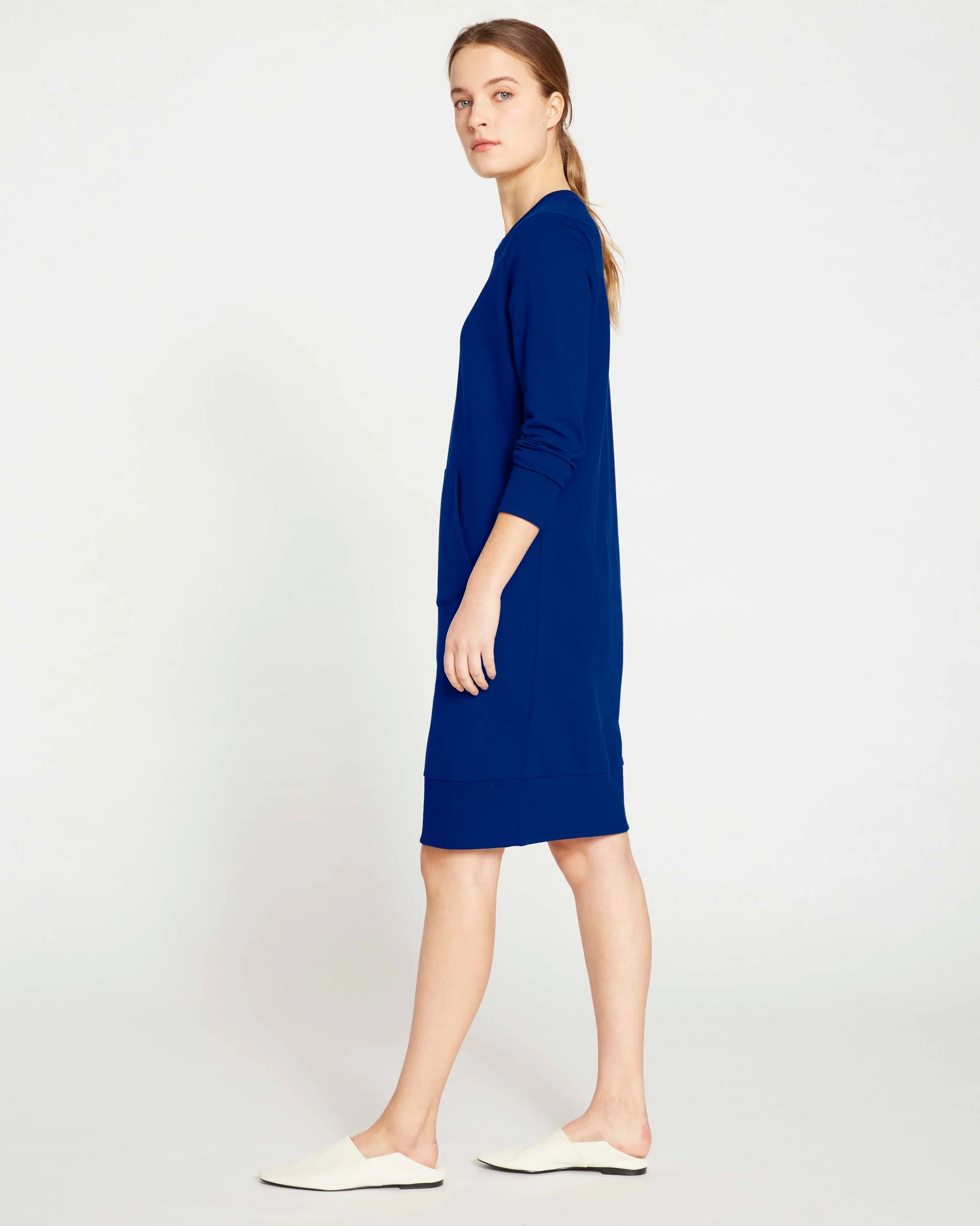 Bree Sweatshirt Dress - Lapis | Universal Standard