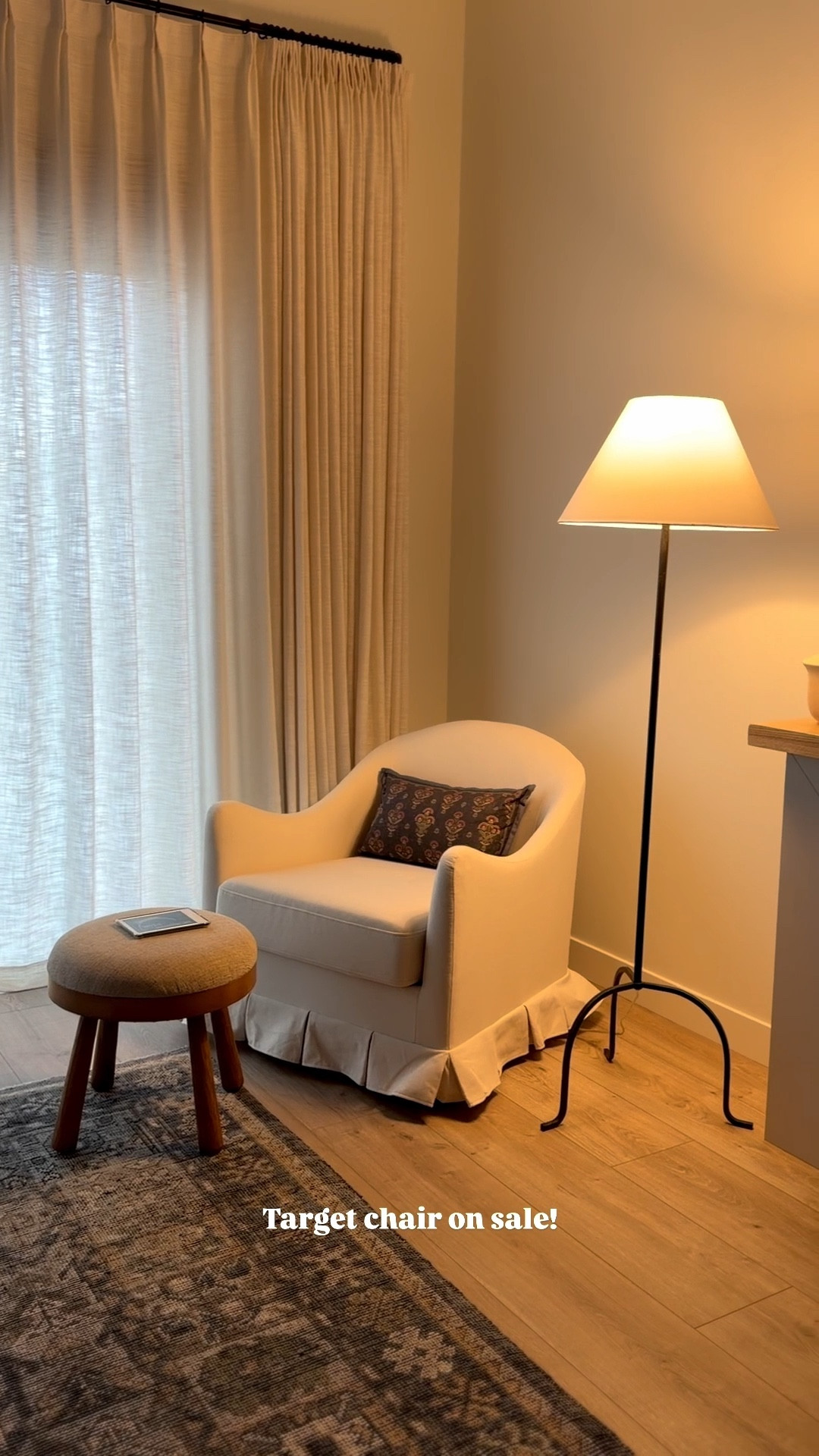 Our box pleat chair is back in stock and on sale! I love the design and shape. It looks designer!

#LTKHome #LTKSaleAlert