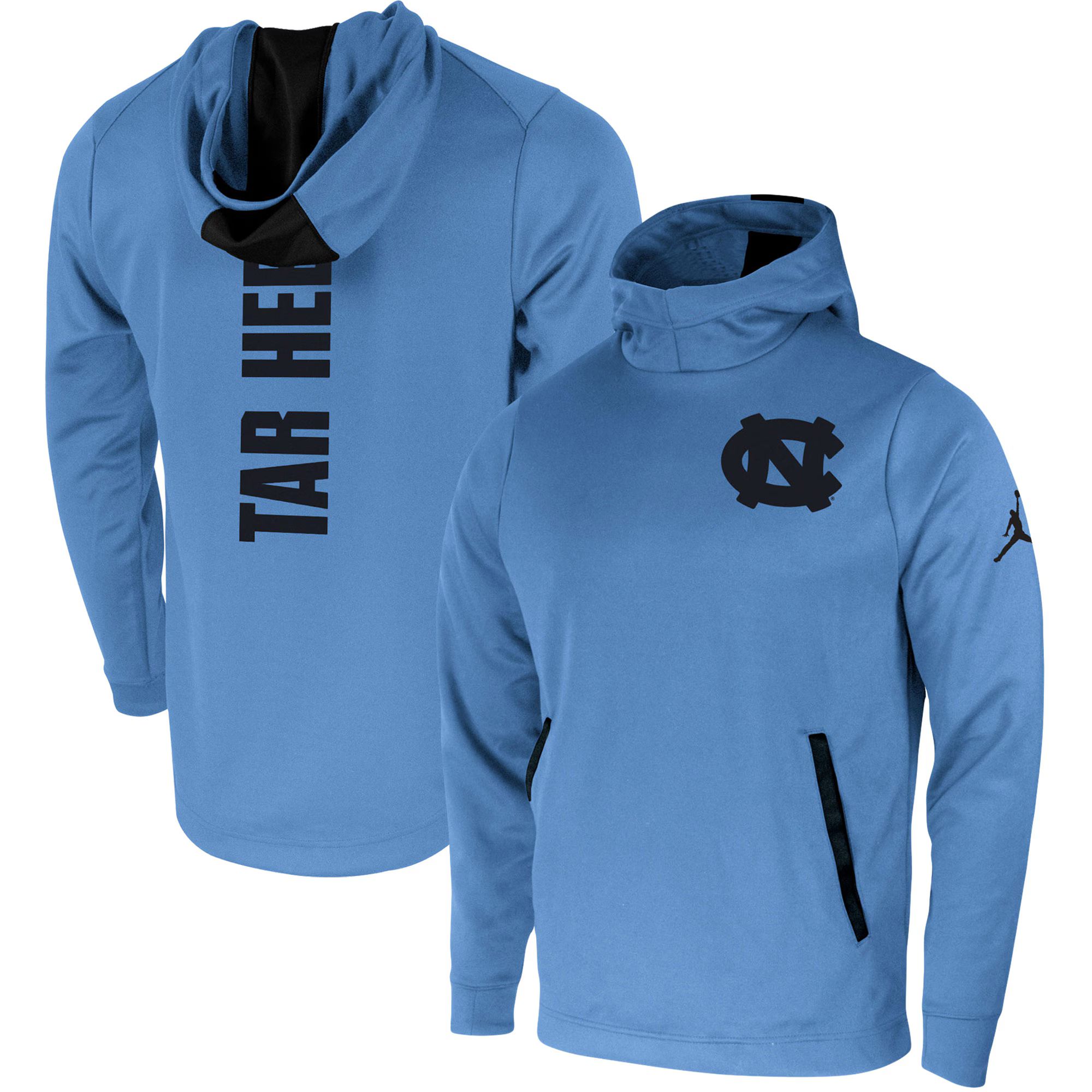 North Carolina Tar Heels Jordan Brand 2-Hit Performance Pullover Hoodie - Carolina Blue | Fanatics