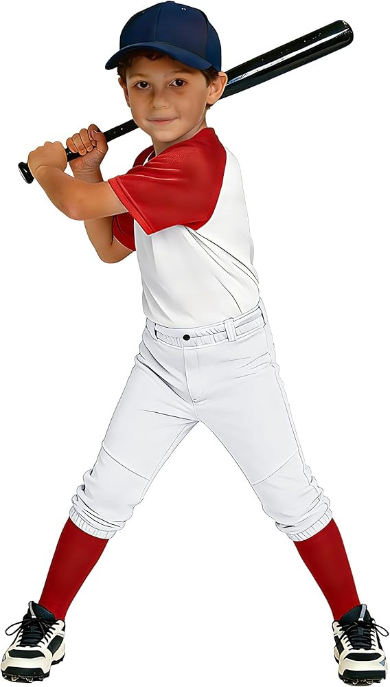 2T/3T/4T/5T-16Y Toddler Youth Boys Baseball Pants - Kids Gilrs Tee Ball Softball Football Pants w... | Amazon (US)