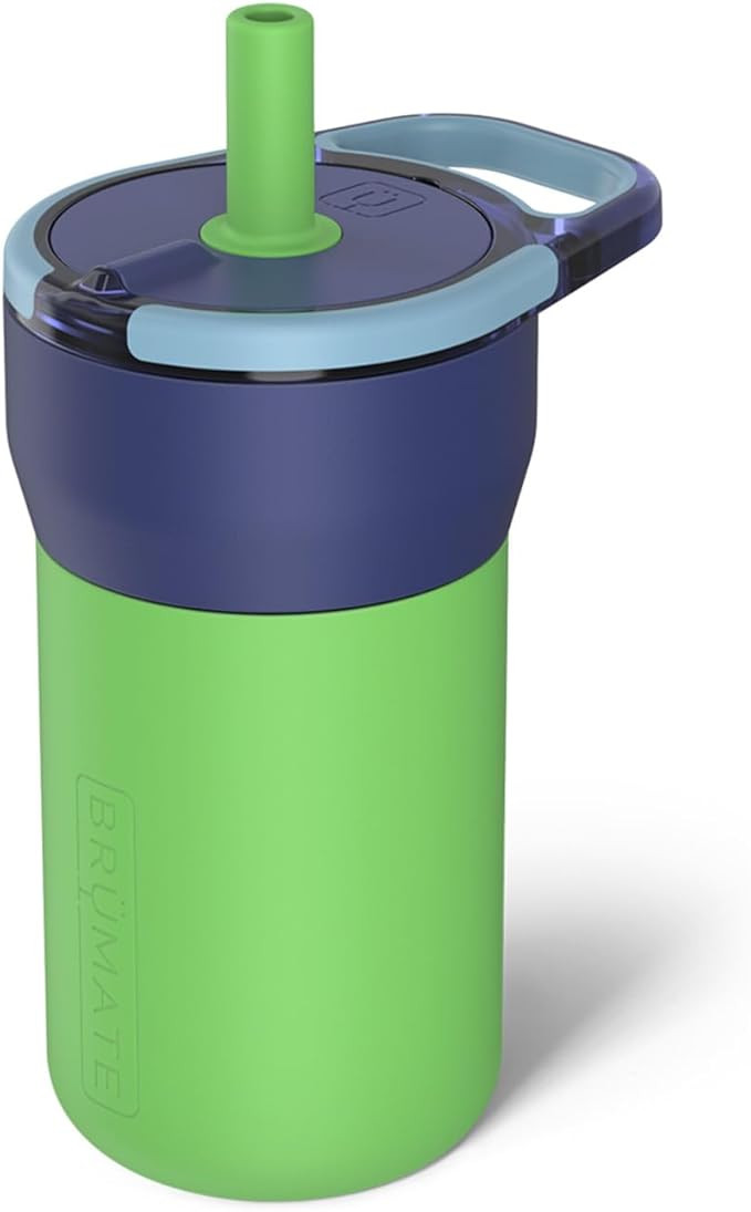 BrüMate Leap 12oz 100% Leakproof Kids Tumbler with Handle and Silicone Soft Straw | Drop Resista... | Amazon (US)
