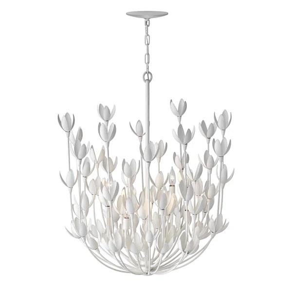 Lisa McDennon 6 - Light Fabric Dimmable Tiered Chandelier | Wayfair North America