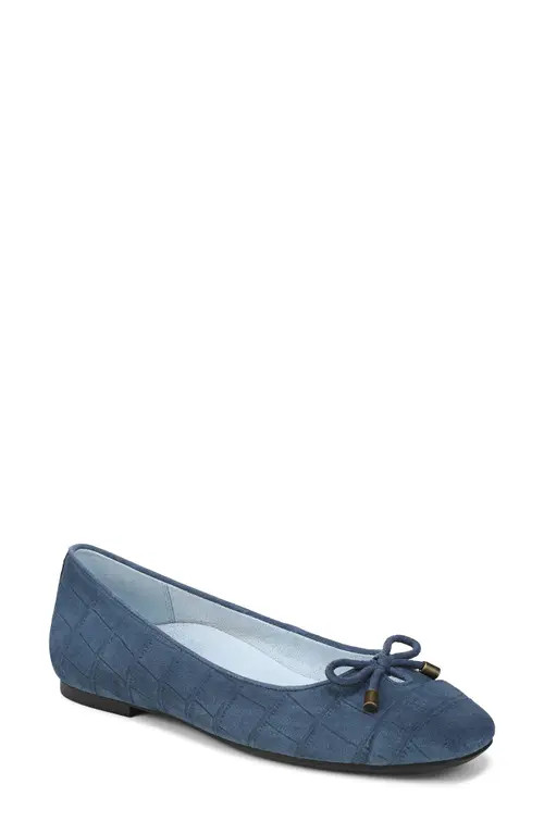 Vionic Klara Cap Toe Ballet Flat in Dark Denim at Nordstrom, Size 7 | Nordstrom