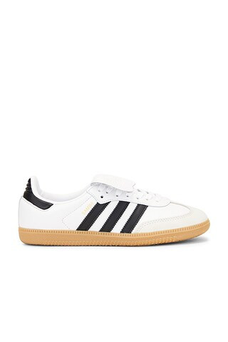 adidas Originals Samba LT in White, Core Black, & Gold Metallic | FWRD | FWRD 