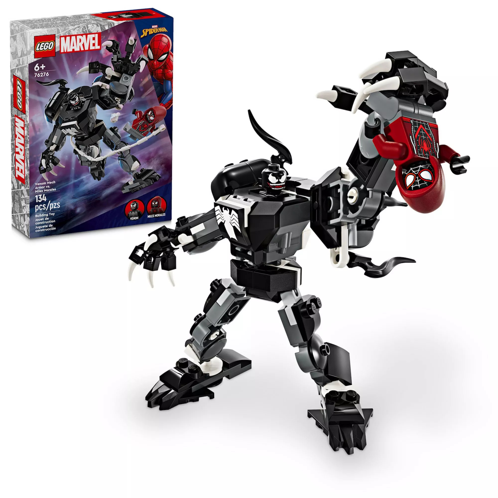 LEGO Marvel Venom Mech Armor vs. Miles Morales, 76276 (134 Pieces) | Kohl's