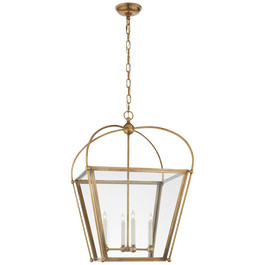 Riverside Medium Square Lantern (Open Box) | Visual Comfort