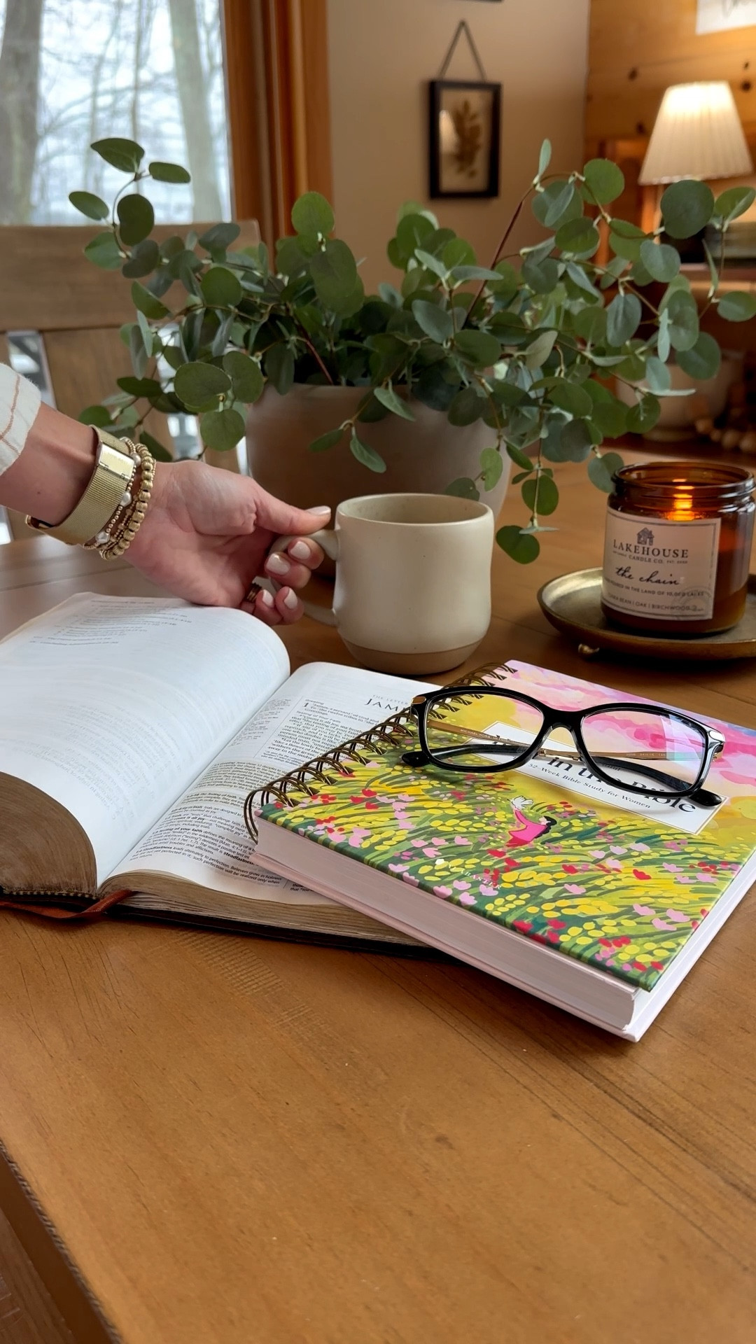 My new Bible study guide to help me read through the Bible. 