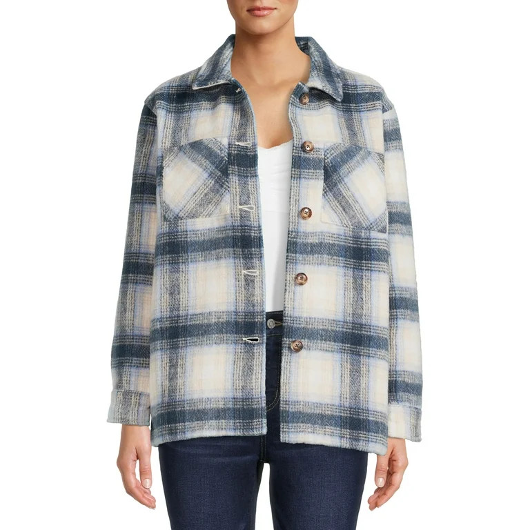 Time and Tru Women’s Shacket | Walmart (US)