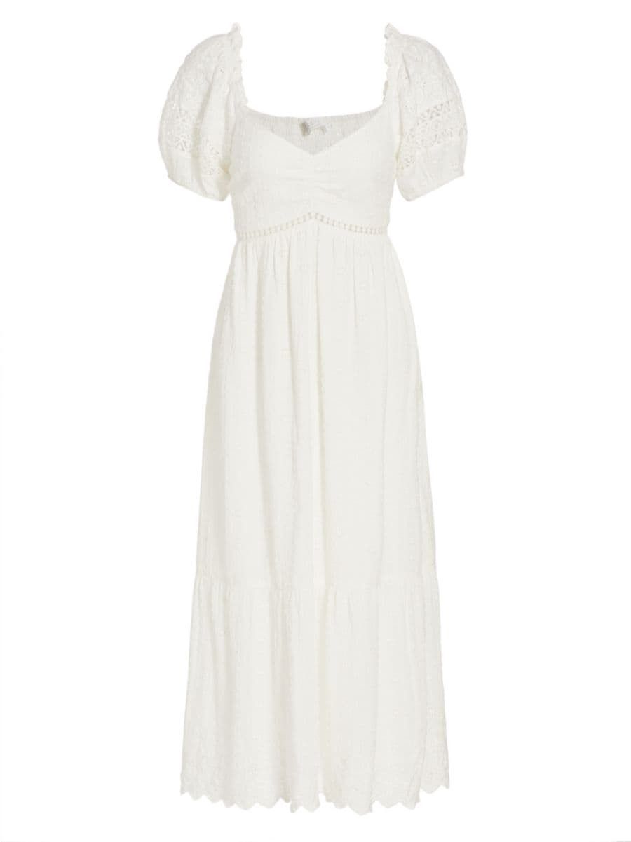 Itzel Cotton Midi-Dress | Saks Fifth Avenue