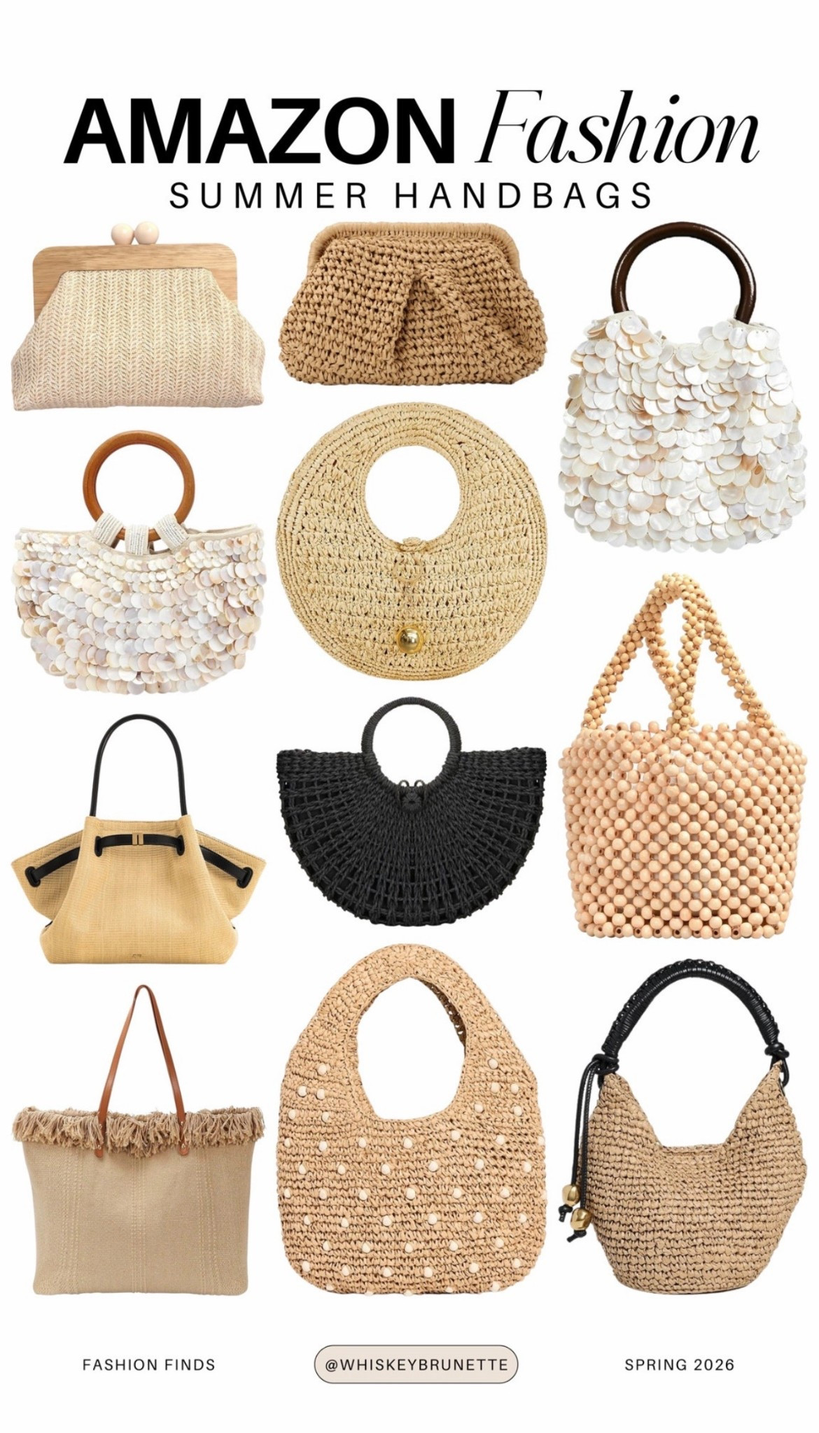 Amazon spring and summer handbags

summer straw tote bags
woven beach handbags
neutral raffia crossbody purses
coastal chic shoulder bags
lightweight vacation mini bags
resort style bamboo handle purses
designer inspired woven clutches
everyday canvas carryall totes
gold chain summer evening bags
colorful crochet handbags