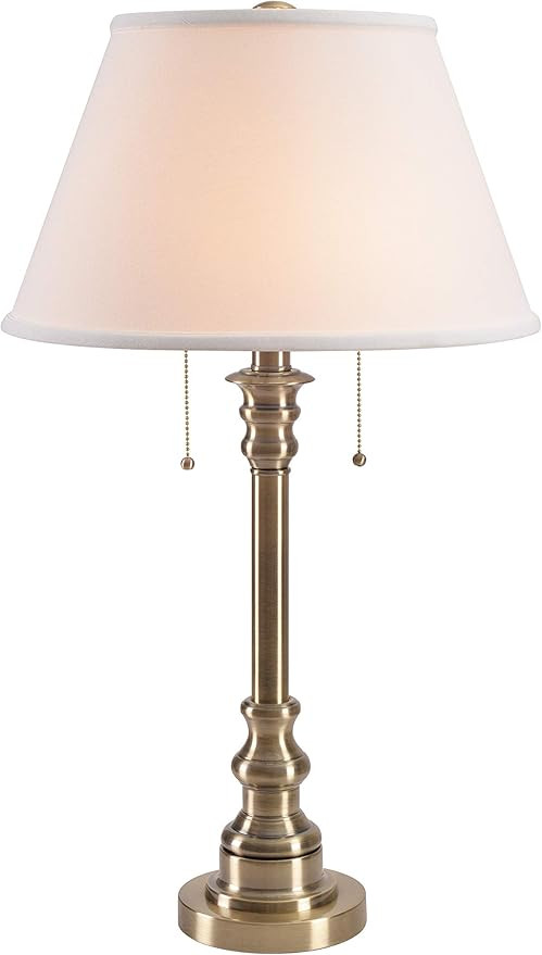 Kenroy Home Spyglass Table Lamp with Antique Brass Finish, Classic Style, 30.5" Height, 17" Width... | Amazon (US)