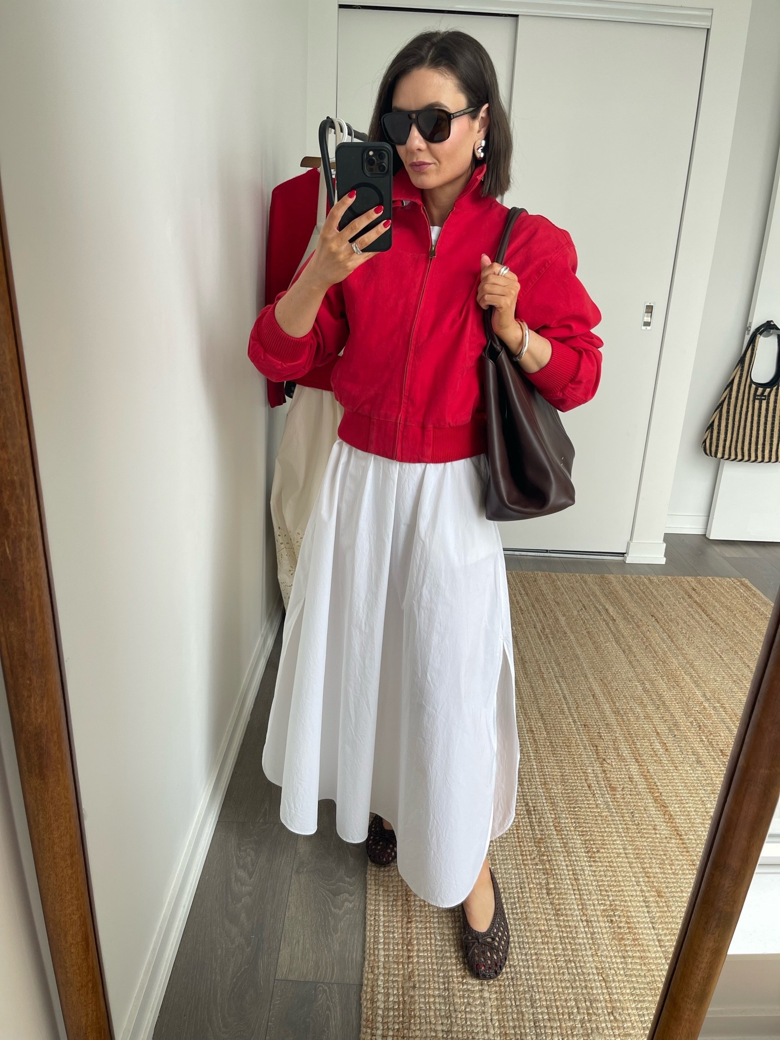 Wearing my red jacket with everything at the moment!

#LTKsummer #LTKcanada