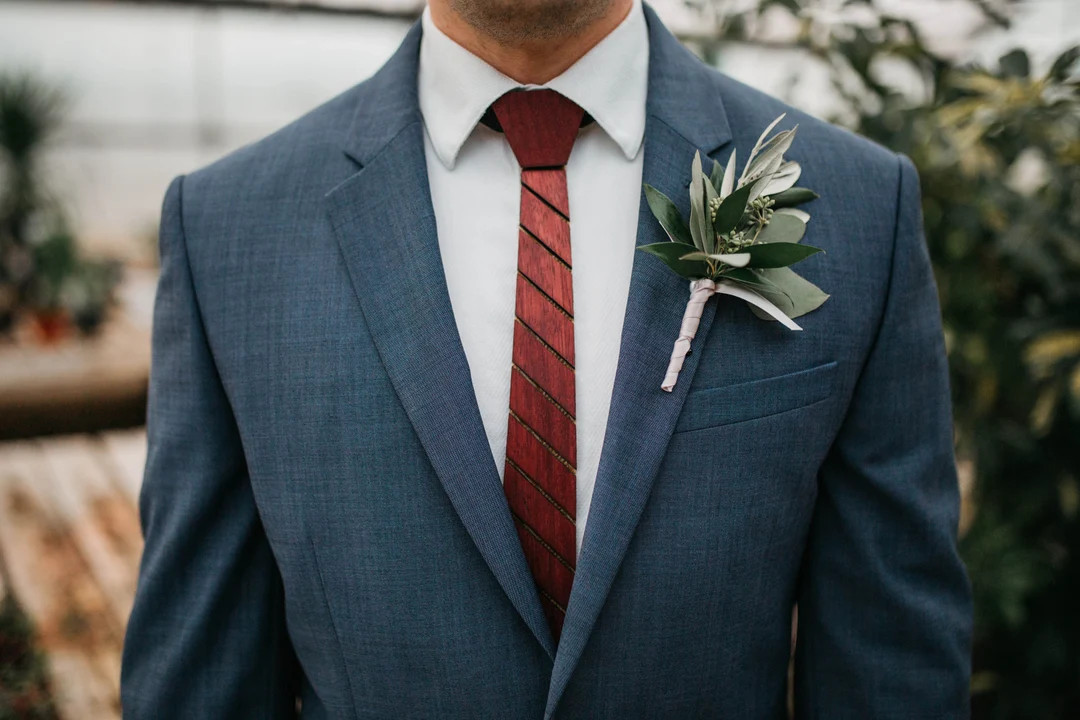 FLEXIBLE WOOD TIE El Capitan, Cherry, Light Weight, Real Wood, Rustic Reception, Events, Gifts fo... | Etsy (US)
