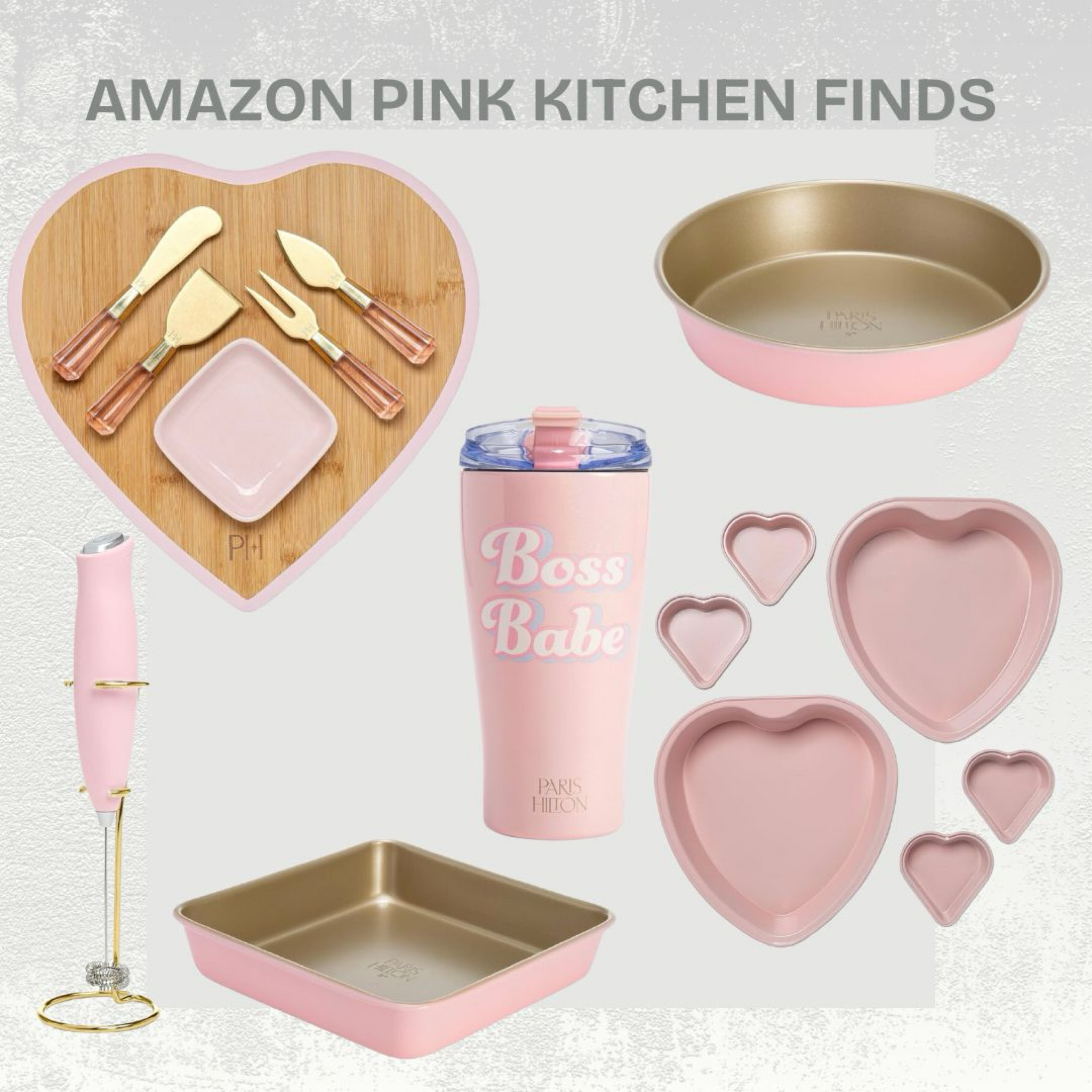 Amazon Pink Kitchen Finds #parishilton #amazonhome #amazonfinds

#LTKHome #LTKMostLoved #LTKFindsUnder100