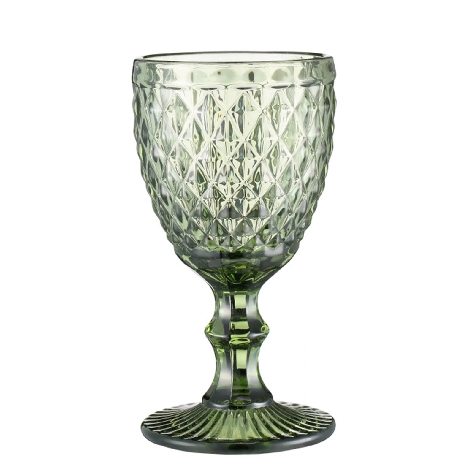 AOOOWER Wine Glass Colored Goblet Vintage Pattern Embossed Goblets for Party Wedding - Walmart.co... | Walmart (US)