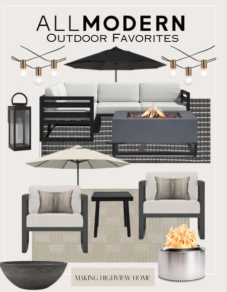 All Modern Outdoor and patio finds! 

#LTKhome #LTKsalealert #LTKSeasonal