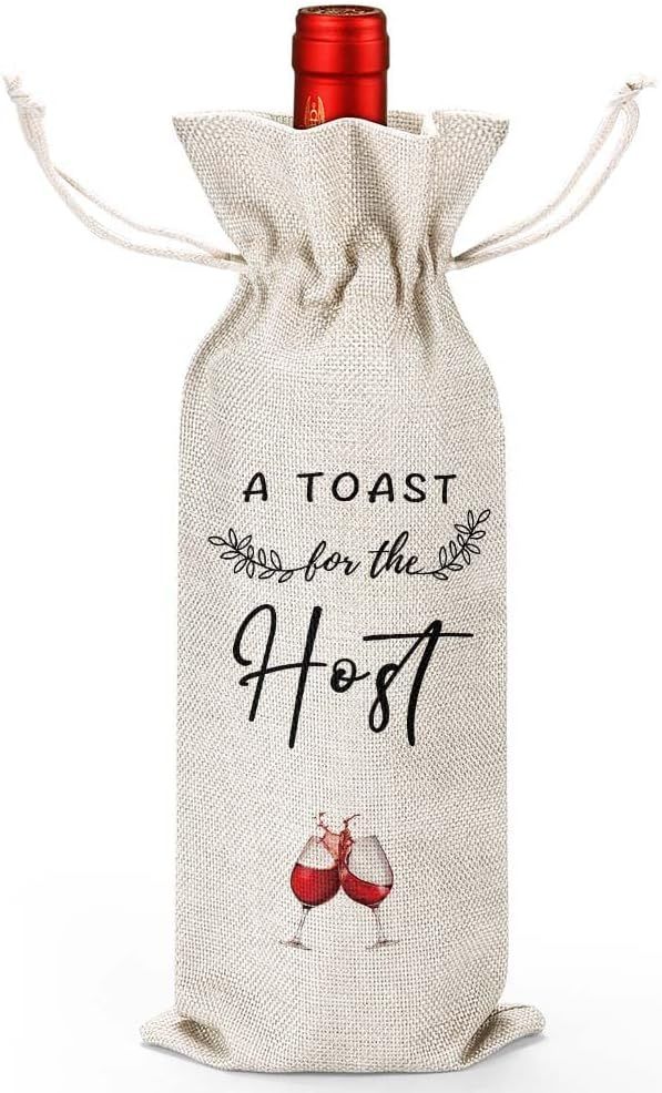 A Toast For The Host Wine Bag Champagne Wine Bag（1pc)，A Toast for the Host Wine Bag, Bottle C... | Amazon (US)