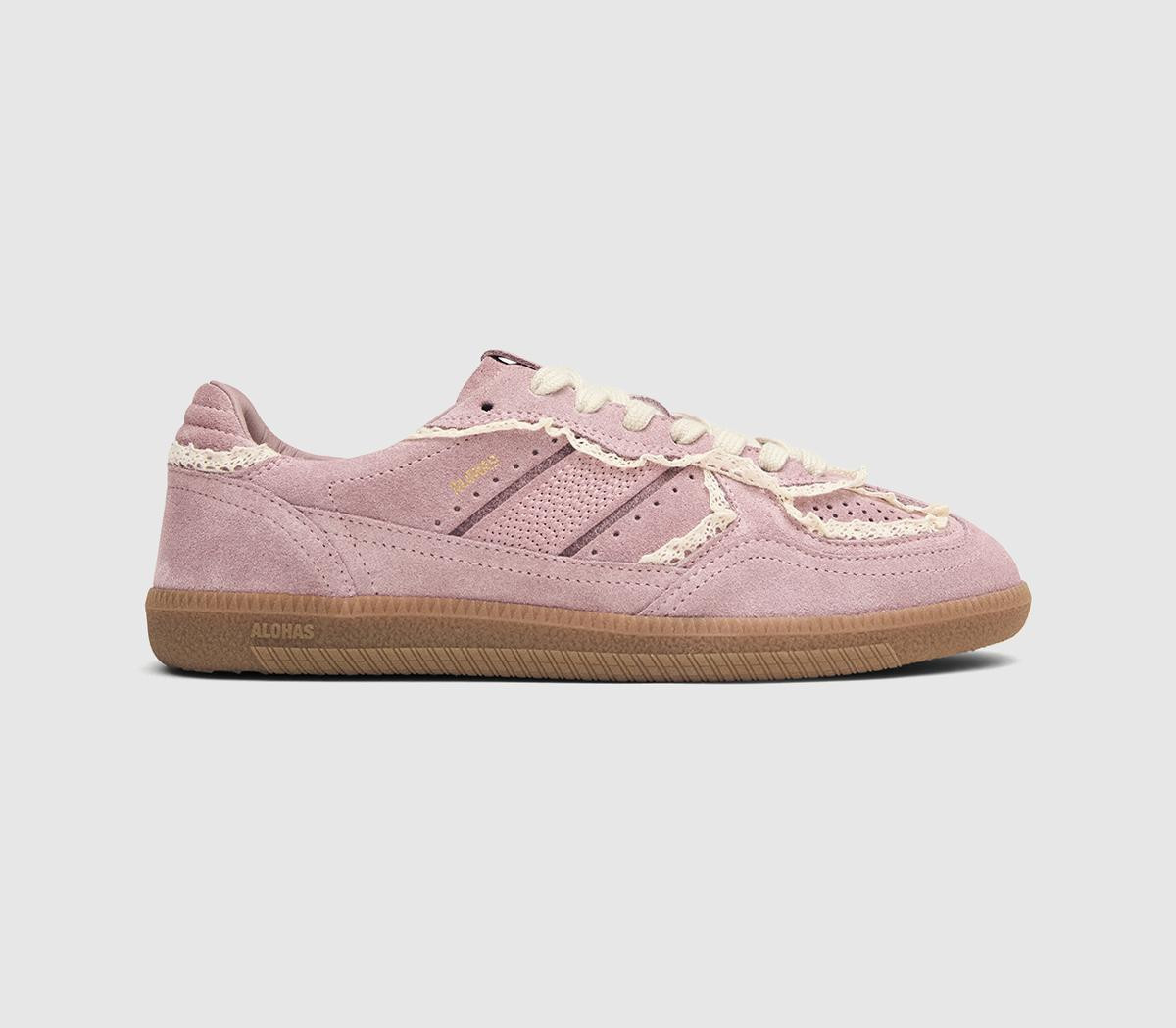 Alohas Womens TB490 Crochet Sneakers Pink, 8 | Office Shoes (UK)