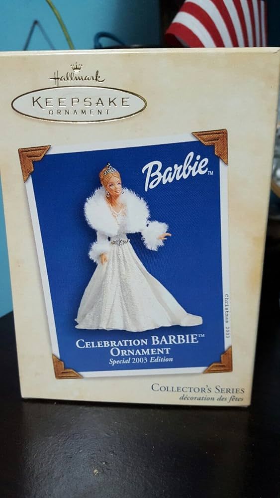 Barbie Celebration Barbie Ornament 2003 Edition by Hallmark | Amazon (US)