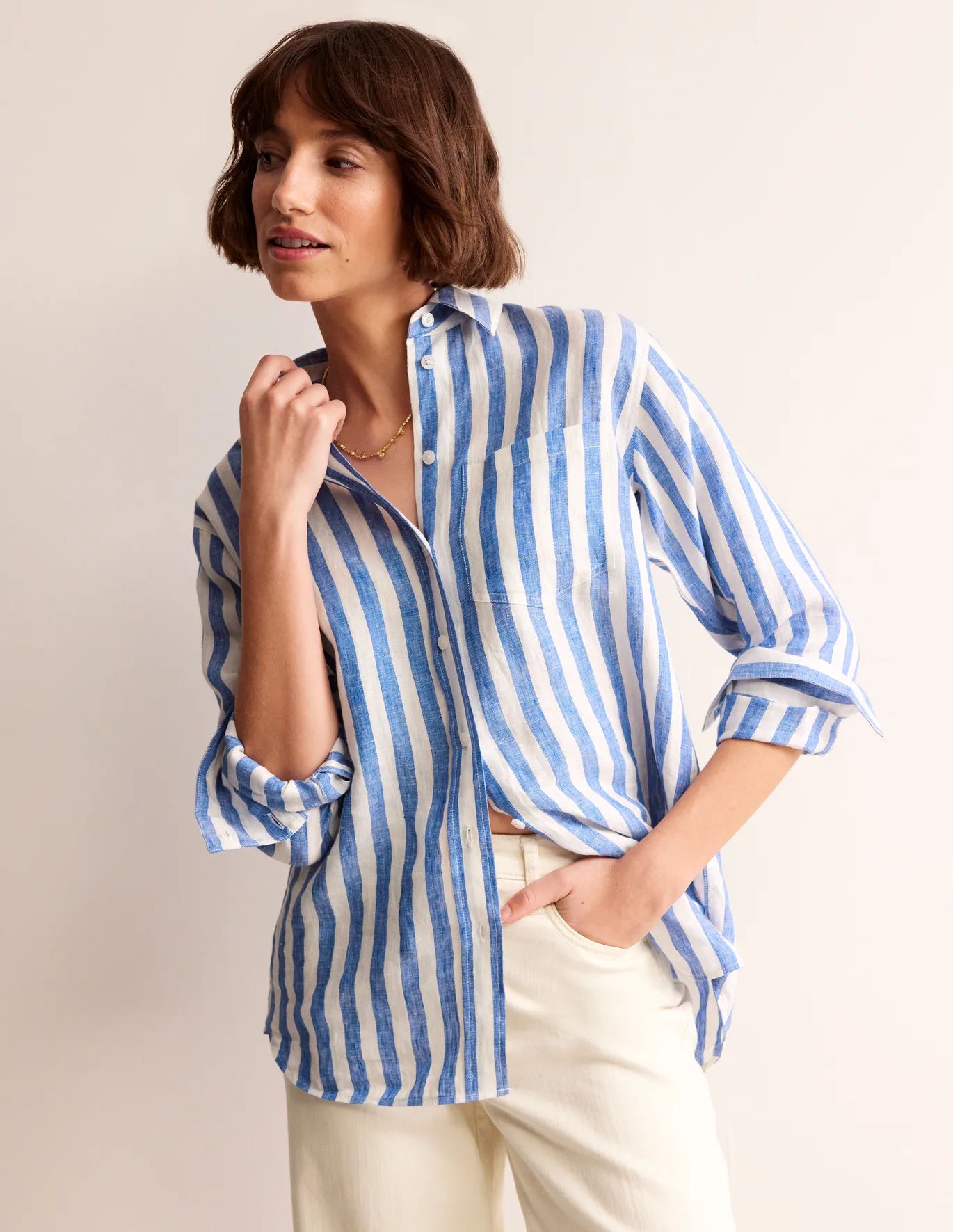 Connie Relaxed Linen Shirt | Boden (UK & IE)