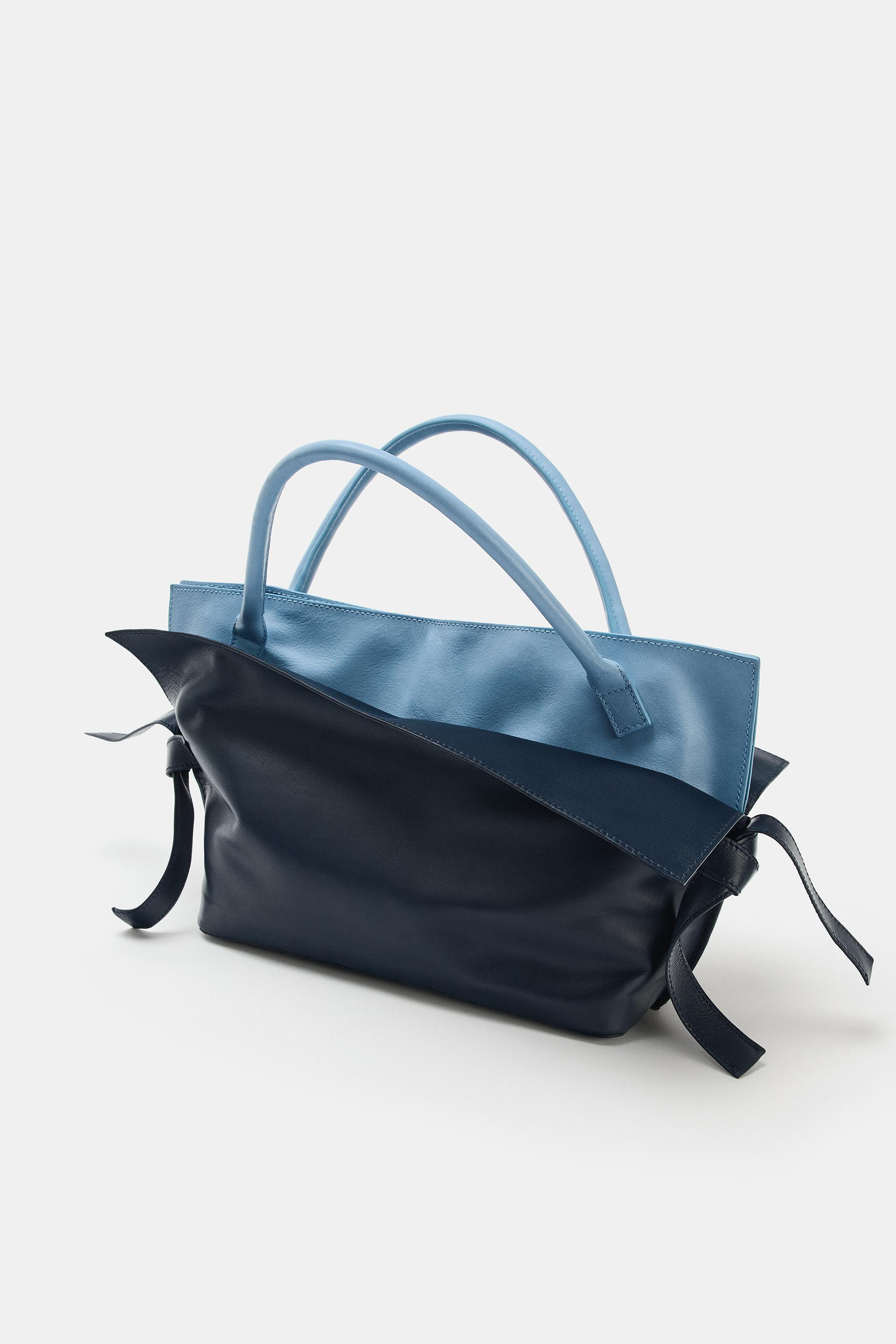 LEATHER FLAP BAG | Zara US
