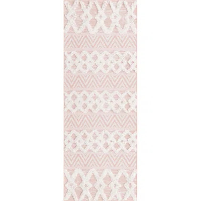Casa Southwestern Cotton Pink Area Rug Sabrina Soto™ Collection Rug Size: Runner 2'3 x 6' | Wayfair North America