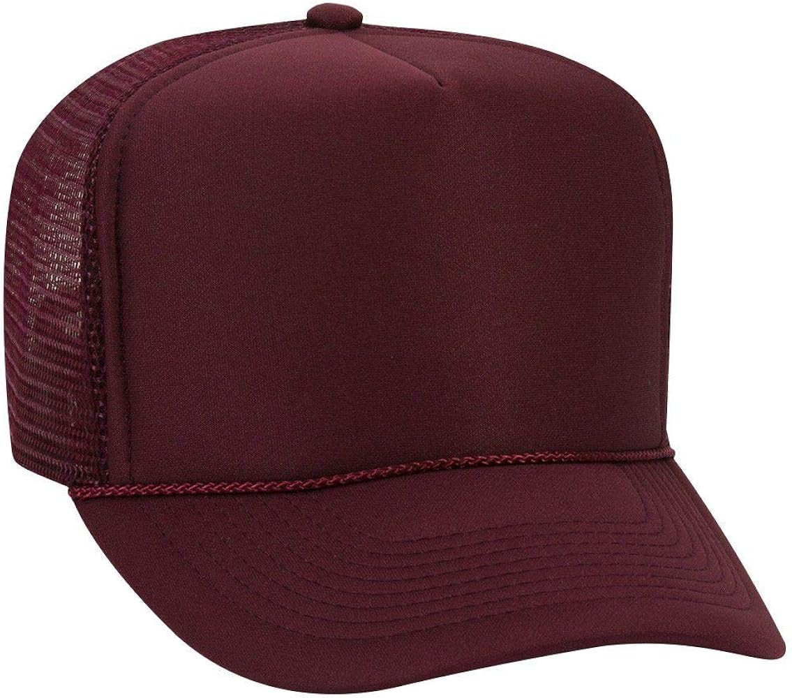 OTTO Polyester Foam Front 5 Panel High Crown Mesh Back Trucker Hat | Amazon (US)