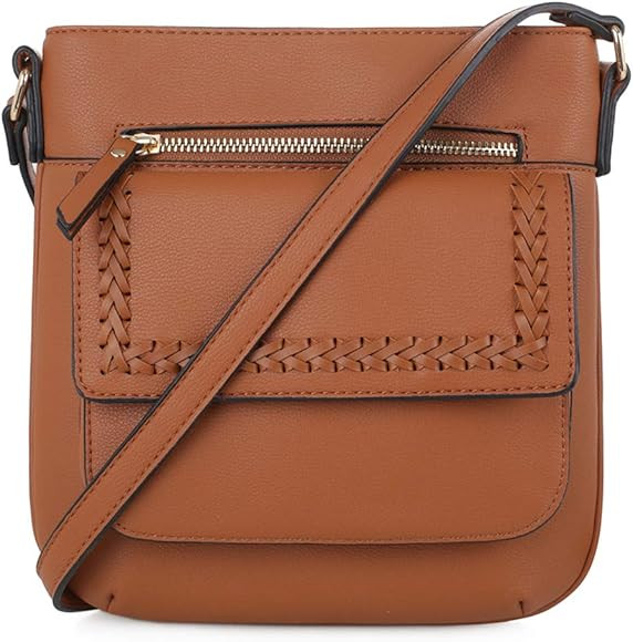 Denim Whipstitch Crossbody Bag Purse for Woman | Amazon (US)