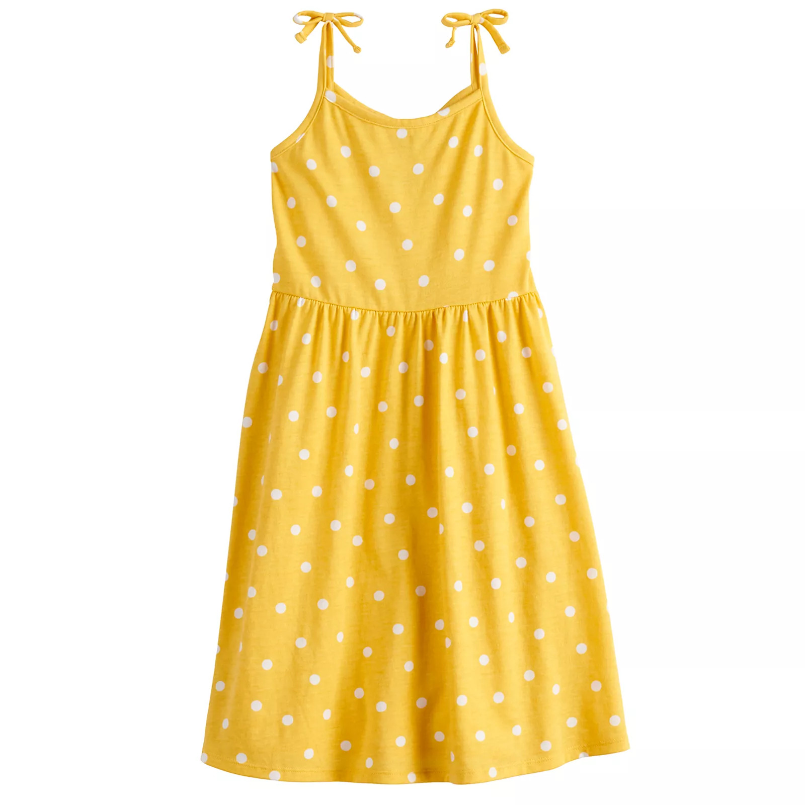 Girls 4-12 Jumping Beans Bow Skater Dress, Girl's, Med Yellow | Kohl's