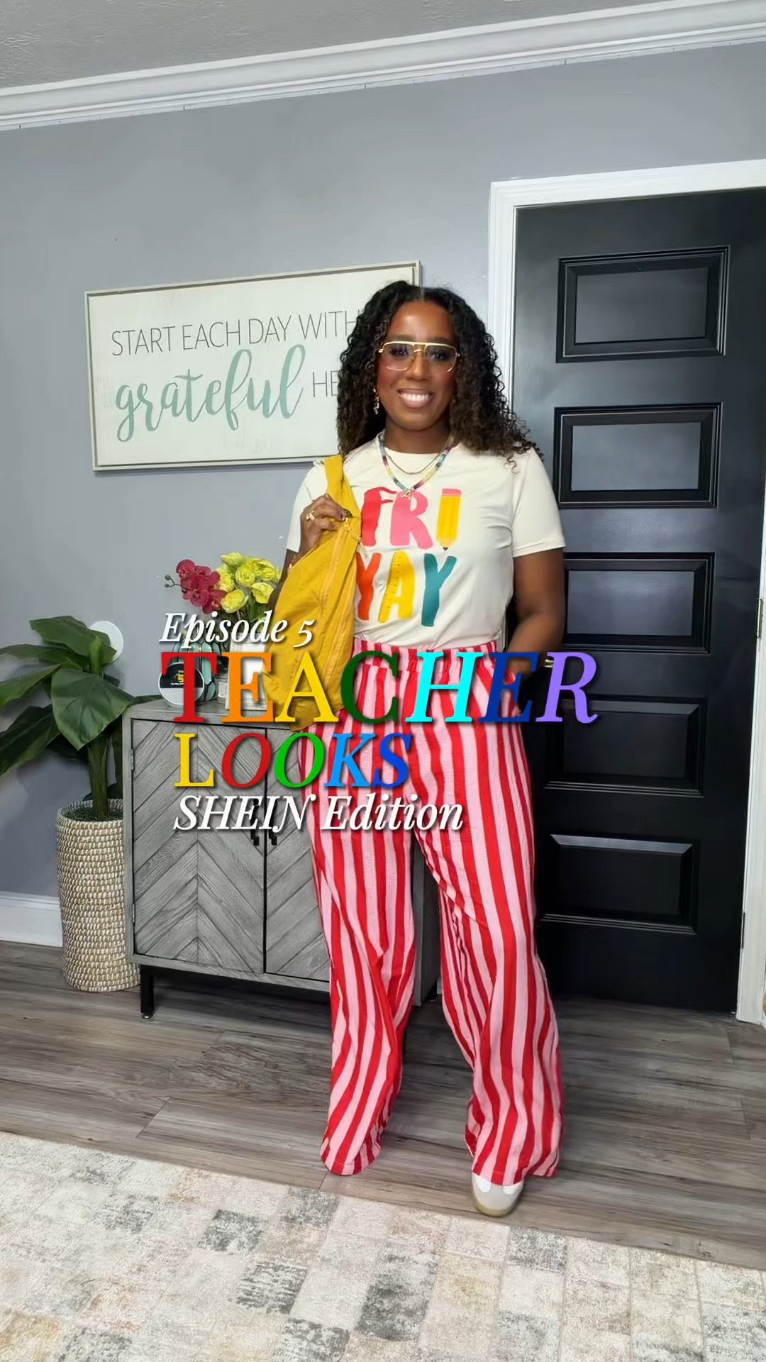 Teacher Looks Episode 5 🍎📚 SHEIN Edition! From playful prints and colorful wide-leg pants to an easy monochromatic set, these looks prove teacher style can be comfortable, affordable AND full of personality! Which look are you wearing to class—1, 2, 3, 4, 5 or 6? 👇🏾

SIZING REFERENCE: 5’5”, 165 lbs, size 10.

#TeacherOutfits #TeacherStyle #SHEINFinds #AffordableFashion #FashionOver40

#LTKOver40 #LTKMidsize #LTKootd