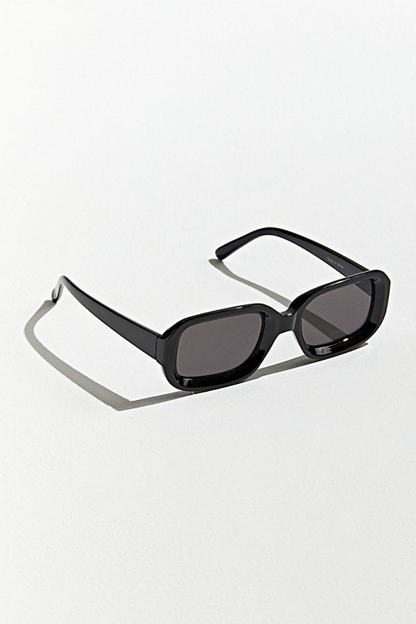 Salmon Rounded Rectangle Sunglasses | Urban Outfitters (US and RoW)