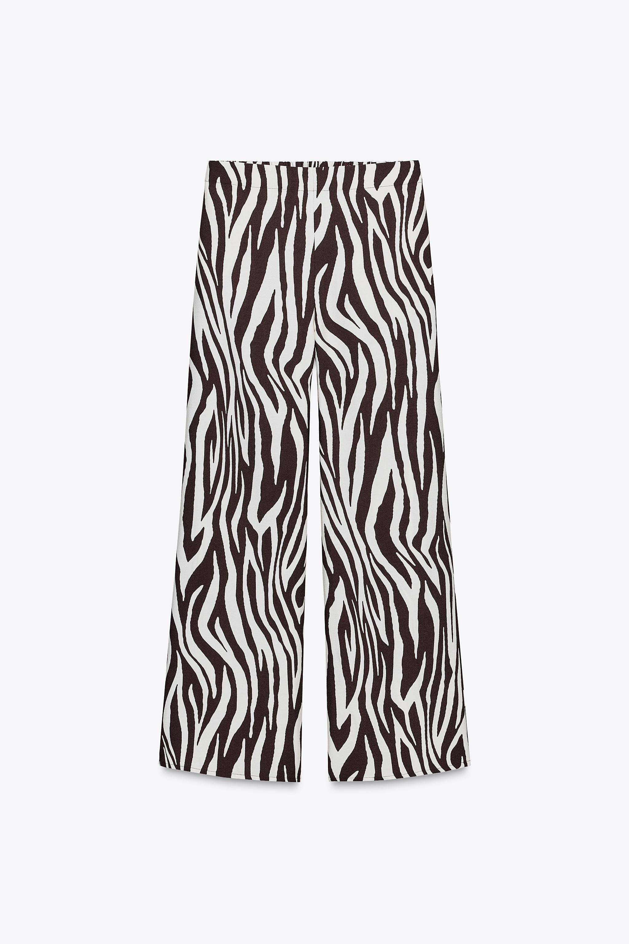 ANIMAL PRINT PANTS | Zara US
