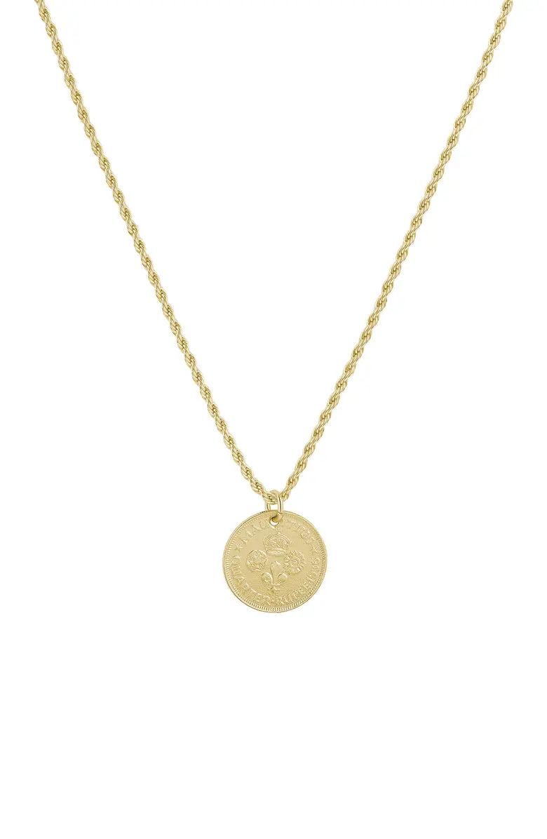 Electric Picks Clover Coin Necklace | Nordstrom | Nordstrom