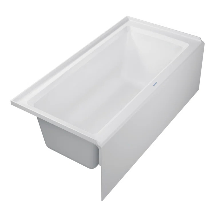 Architec 60" x 30" Alcove Soaking Acrylic Bathtub | Wayfair North America