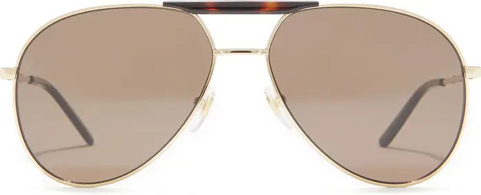Gucci 59mm Aviator Sunglasses | Nordstromrack | Nordstrom Rack