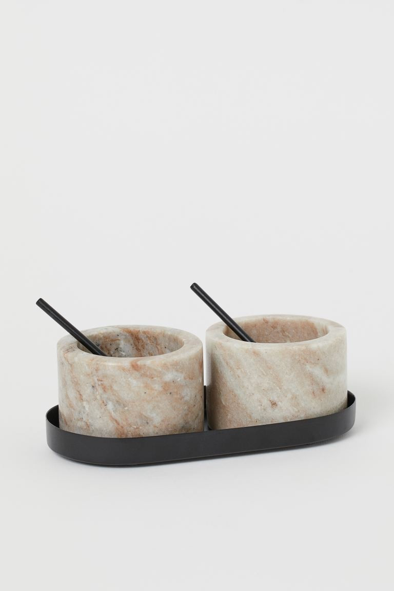 Stone Salt and Pepper Bowls | H&M (US + CA)