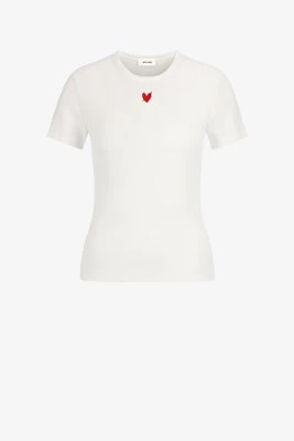 Baby Tee Heart in Weiß | ANITA HASS