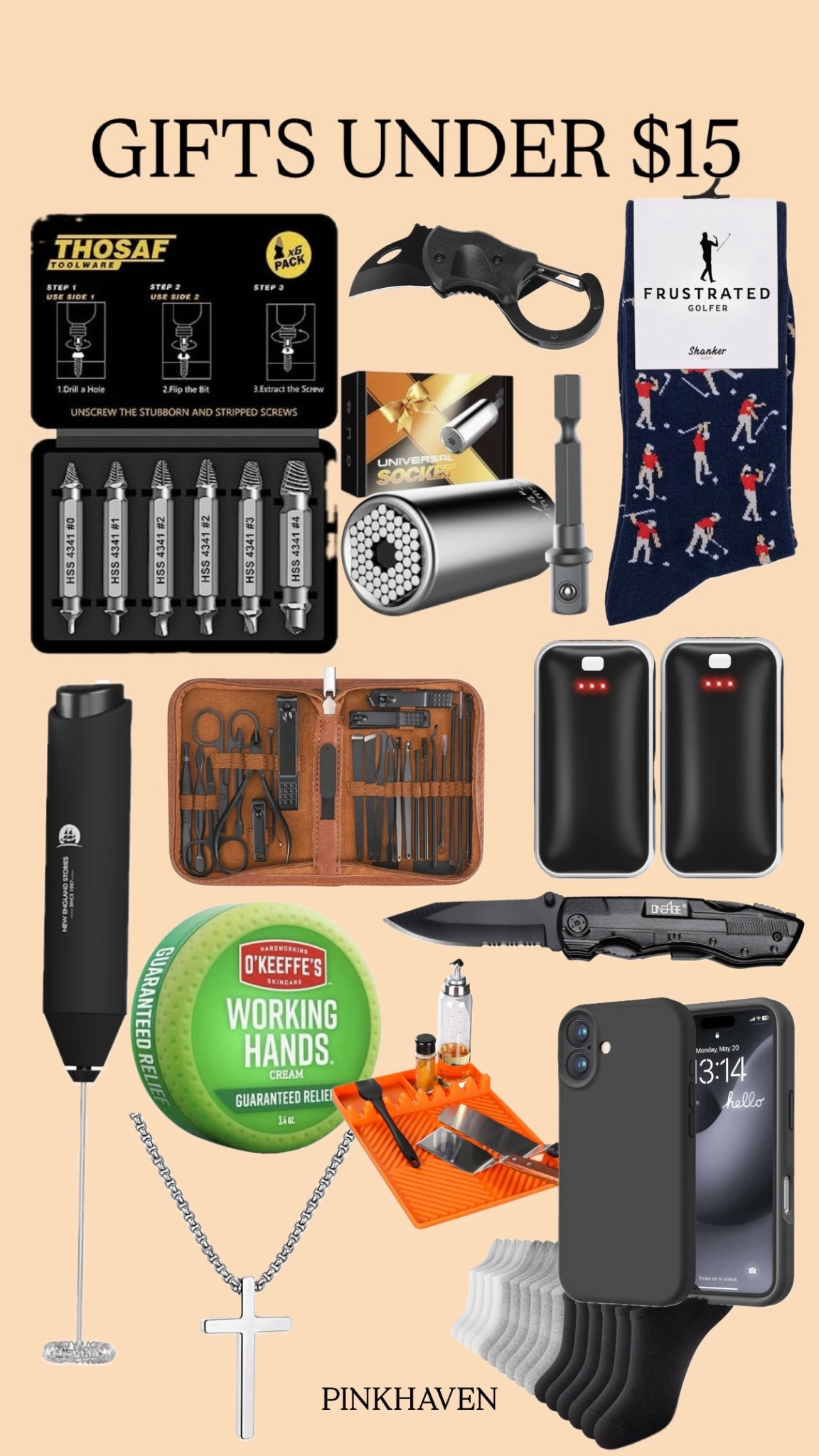 Gift ideas for him under $15 and great for stocking stuffers 

#amazon #holiday #christmas #gift #trending #under25 #under20 #under15 #giftsforhim #men #musthaves #necessities #trendinggift #gifting #idea #whatto buy #giftidea #pinkhaven

#LTKGiftGuide #LTKMens #LTKHoliday