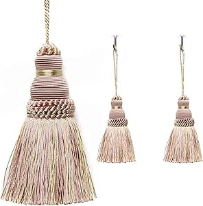 Fenghuangwu Colorful Tassel Key Tassel DIY Accessories for Curtain and Home Decoration-Mix pink-2... | Amazon (US)