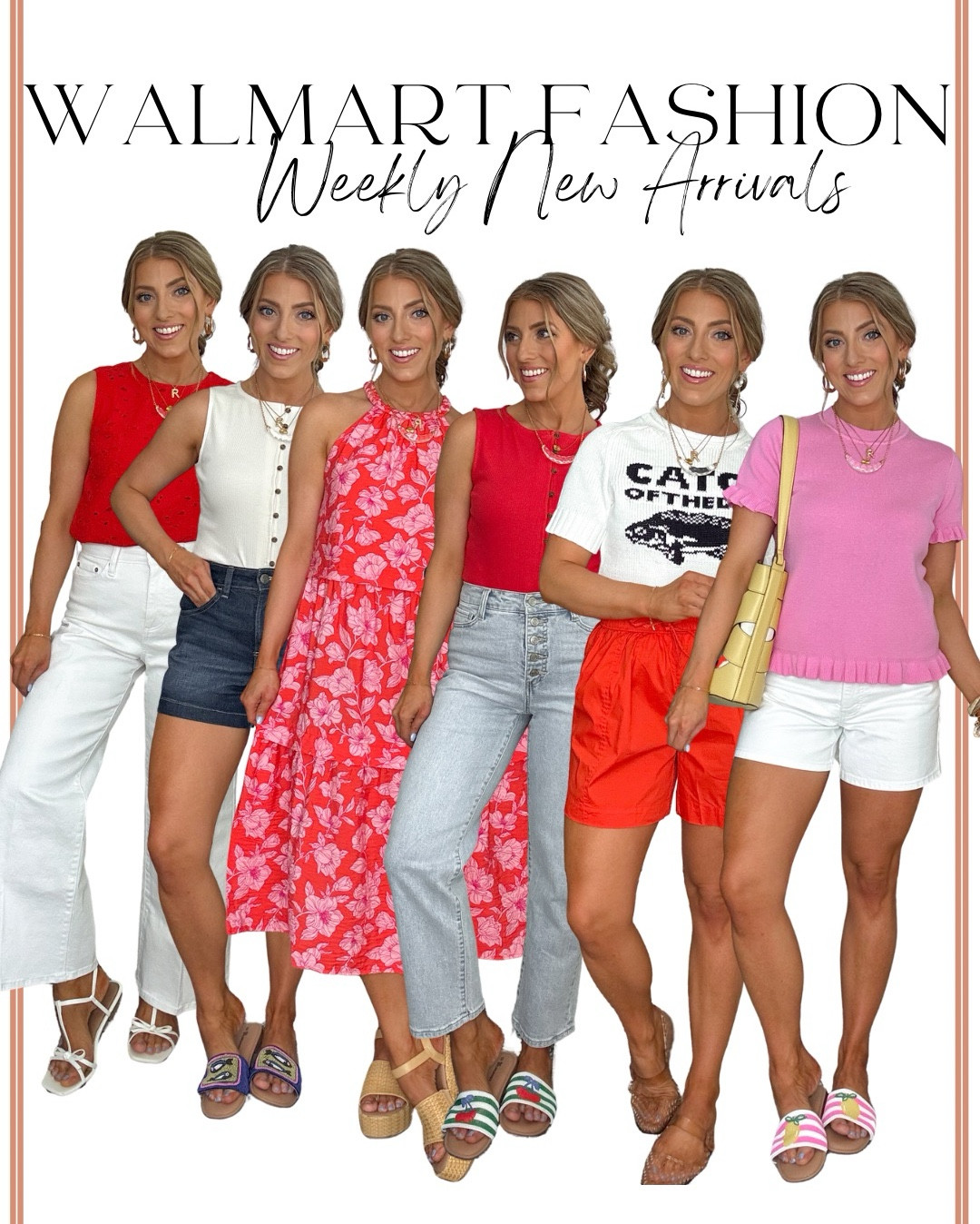 WALMART FASHION weekly new arrivals and this might be one of my FAVORITE drops lately 😍👏🏼

So many good pieces for everyday mom life, summer outfits, vacation looks, and even 4th of July style 🇺🇸 everything is giving elevated, high-end vibes without the high-end price tags (like seriously… you would never guess these are on Walmart 🤯)

Think easy dresses, lightweight sets, the best shorts, and tops you can mix and match all season long ☀️

I’m 5’2” wearing my true size in everything for reference!

These new arrivals have been selling FAST lately, so if something catches your eye don’t wait… a lot of these will not stay in stock 👀

Linking everything on my LTK!

#walmartfashion #walmartfinds #walmartnewarrivals #summeroutfits #momstyle #affordablefashion #outfitideas #everydaystyle #vacationoutfits #ltkstyle #budgetfriendlyfashion #springtosummer #casualoutfits #onwalmart

#LTKPetite #LTKootd