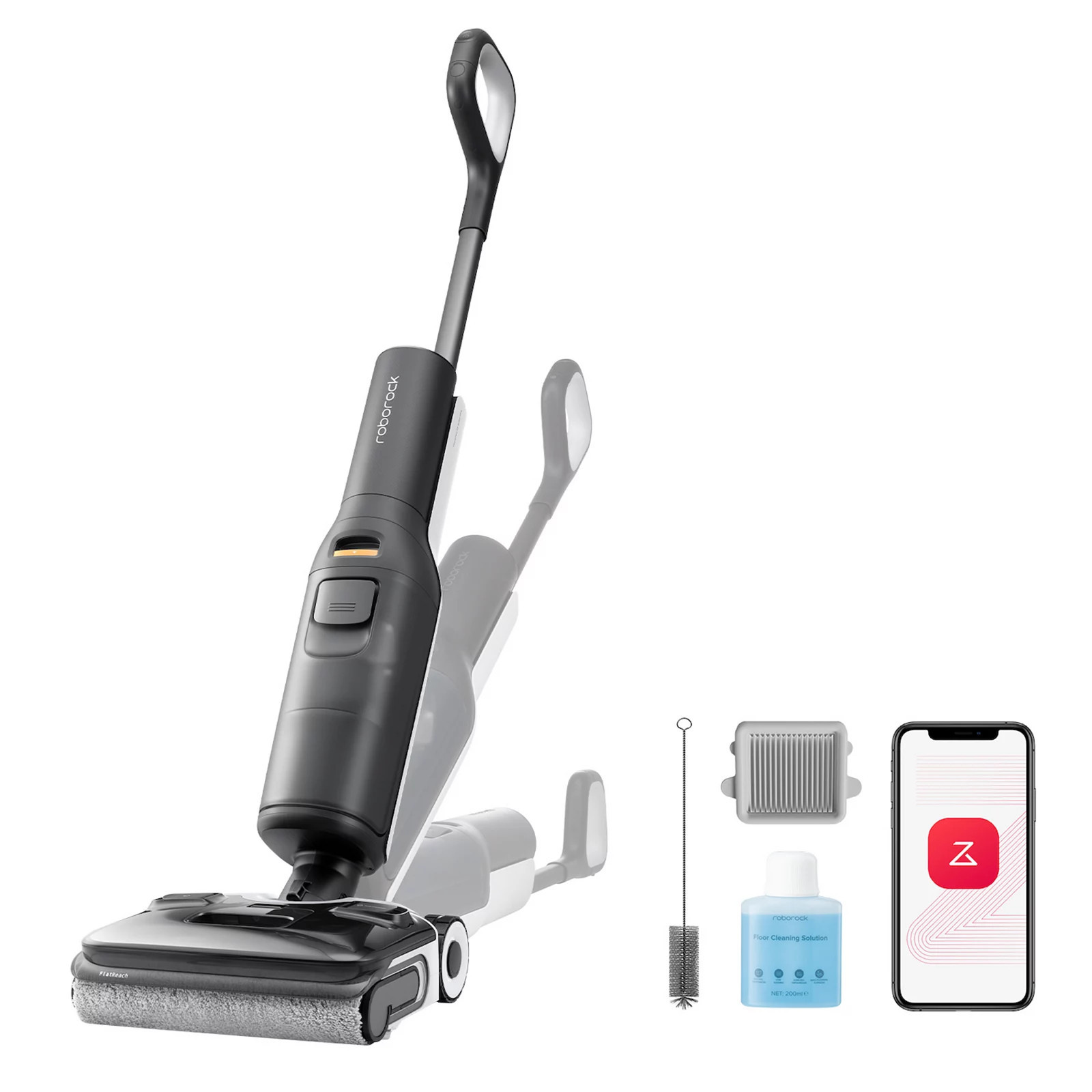 Roborock F25 ACE Wet & Dry Self-Cleaning Vacuum, Black | Kohl's